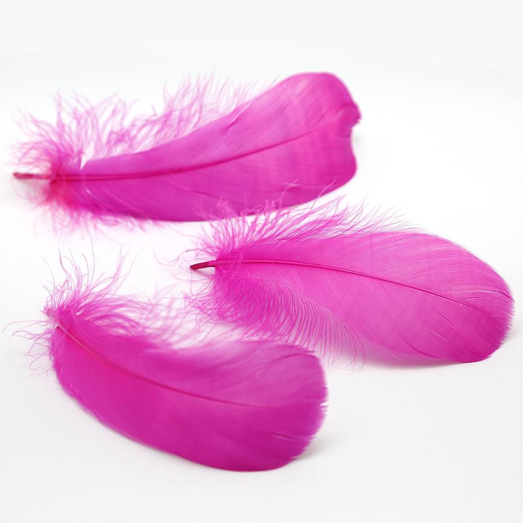 50 шт./лот, натуральные перья 8-13 см, маленькие плавающие гусиные перья, разноцветные перья, шлейф для украшения, шлейфы для рукоделия