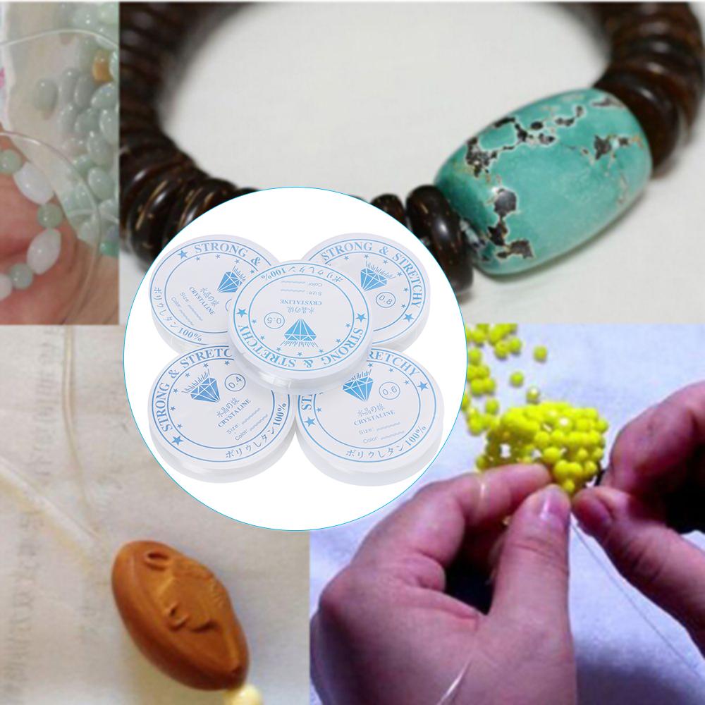 Crafts Jewelry DIY Elastic Crystal Beading Cord String Thread