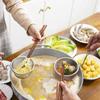 Корзина для жарки из нержавеющей стали, горячая кастрюля, ложка с прорезями для картофеля фри, пищевое сито, дуршлаг, скиммер