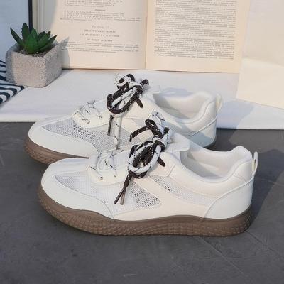 Сетчатые женские летние повседневные кеды, дышащие и легкие спортивные туфли женские