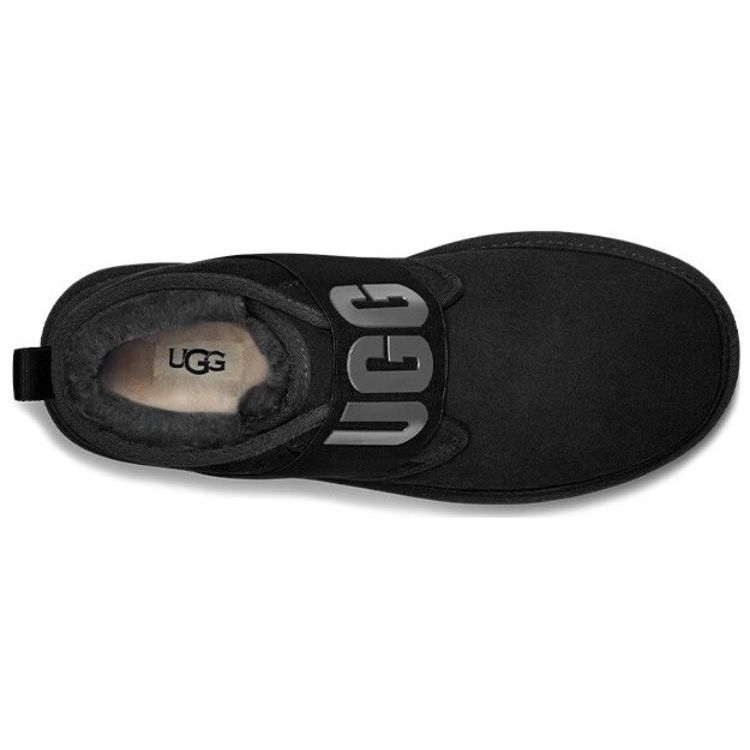 UGG Теплые нескользящие повседневные удобные ботинки для снега на щиколотку мужские ботинки черного цвета 1119392-BLK