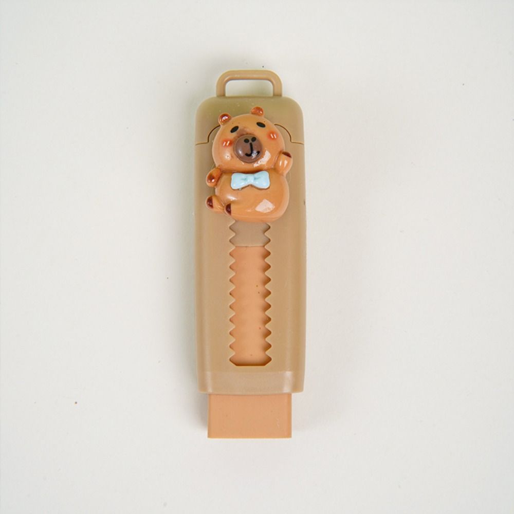 1 шт. Push Pull Capybara ластик милый мягкий 4B школьные принадлежности чистый беспорядок бесплатно канцелярские принадлежности для студентов