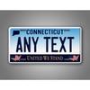 Индивидуальная номерная табличка 6x12 дюймов Connecticut United We Stand, металлическая жестяная табличка, новинка для декора стены автомобиля, гаража