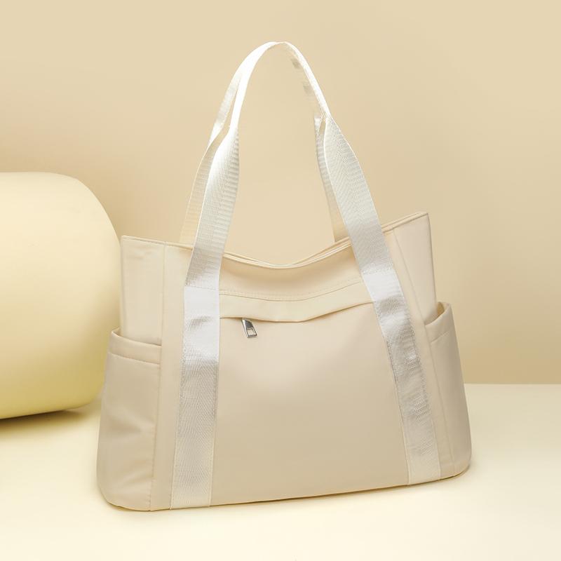 Large Capacity Tote Bag Women's Multi-Compartment Nylon Shoulder Bag