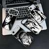 Японский Хоррор Аниме Ударопрочный Чехол для Телефона для iPhone 17 Air 16 16E 15 Pro Max 14 Plus 13 Mini 12 Задняя Крышка Противоударный Fundas