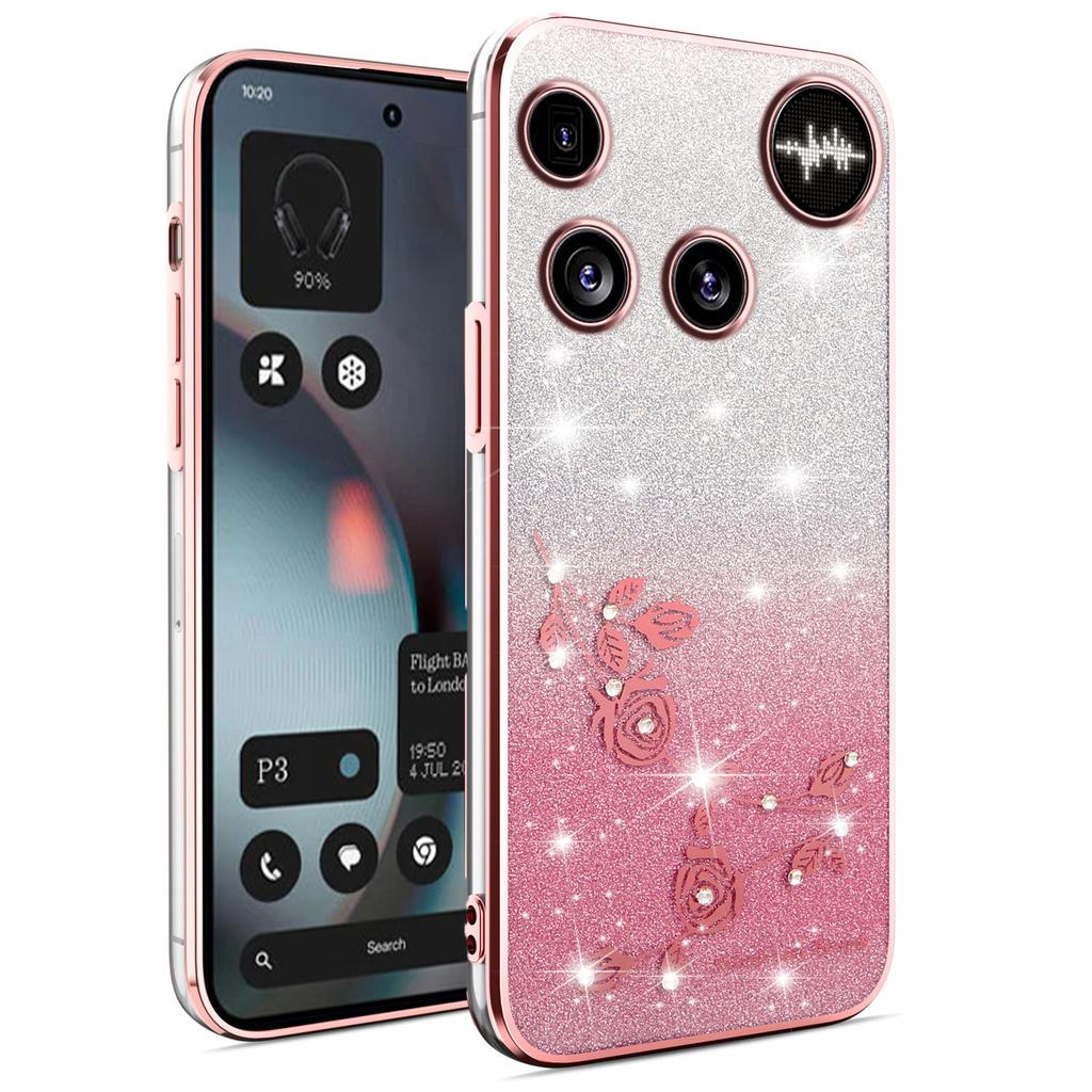 Ни за что Телефон (3) Чехол для 5G Цветок TPU Гибкий Градиентный Чехол для Телефона