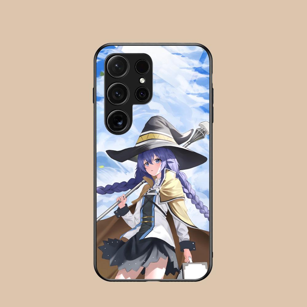 Чехол для мобильного телефона Mushoku Tensei Roxy для Samsung Galaxy S26 S25 S24 S23 S22 S21 S20 Note20 Plus FE Ultra Стеклянный Цветной Чехол