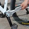 Bike Crank Puller Removal Tool for Bicycle Repair with Crank Extractor and Bottom Bracket Removal