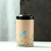 Round Tea Storage Jar Vintage Tea Box Snack Storage Box Empty Tin Tea Pot  Household Storage