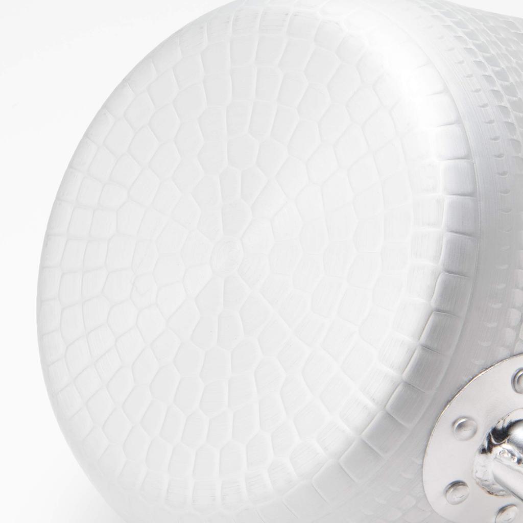 Endo Shoji Commercial Yukihira Pot 27cm Body Aluminum Handle Natural Wood AYK04027 (double mouth)