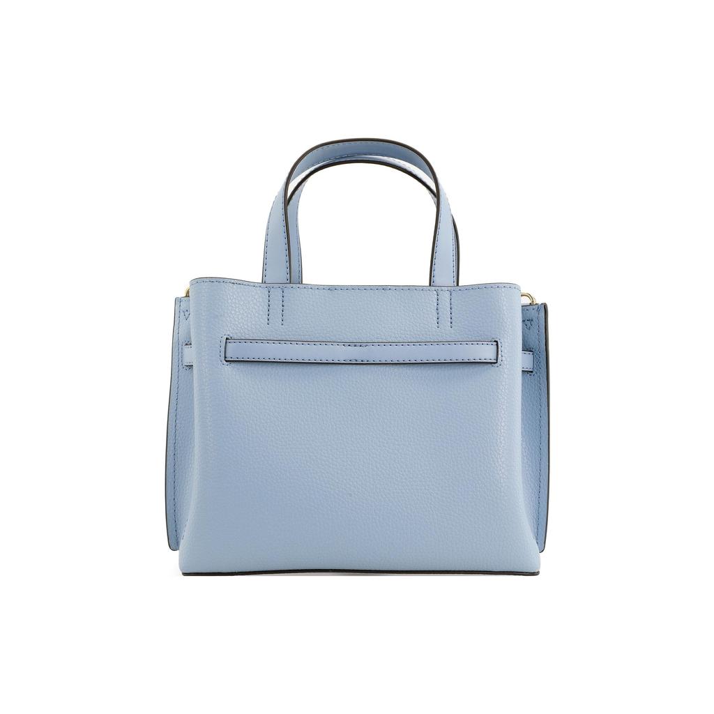 Michael Kors MK Emilia Золотой Логотип Буквы Пряжка Аппаратная Сумка-портфель Ручная Сумка Через Плечо Маленькие Женские сумки Синий 35F0GU5S5T-487
