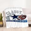 Dallas Blanket Durable Comfort Suitable for Office Chair Couch Seaside Four Seasons Universal Digital Print Gifts For Family Or Friends