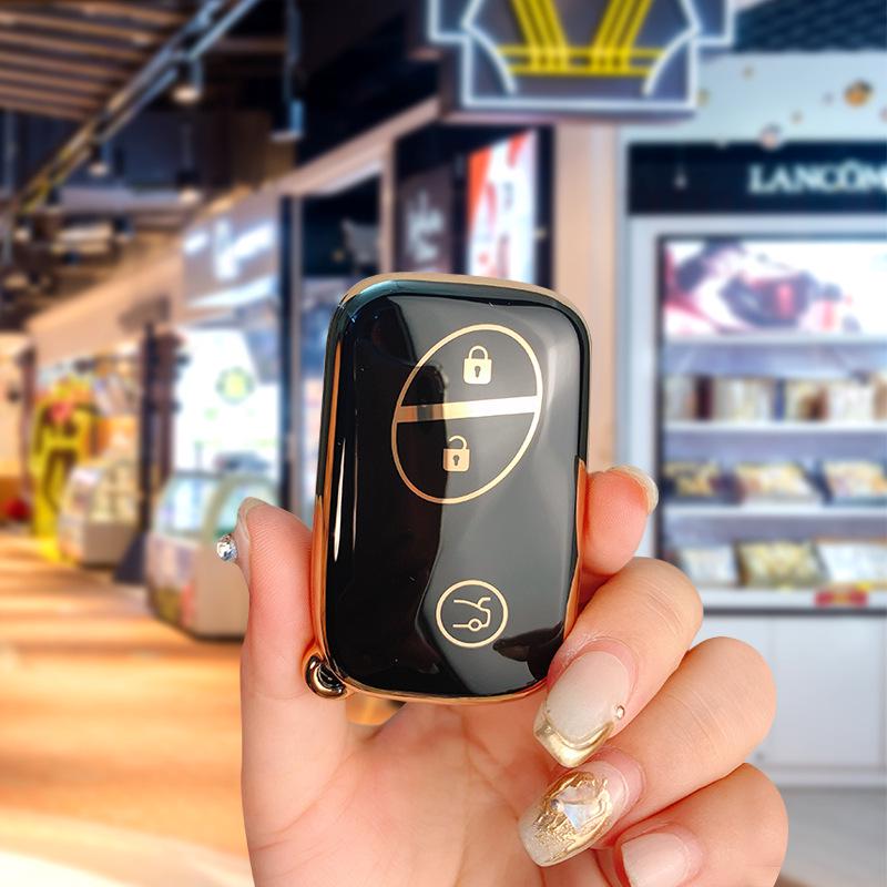 BYD I3 Key Case for S6, G3R, L3, S7, F0, E6, M6, Tang - Unisex Car Shell Bag Buckle for Older Models