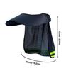 2025 Summer Sun Shade Safety Hard Hat Neck Shield Helmet Sun Shade Reflective Stripe Cap Cover for Construction Workers