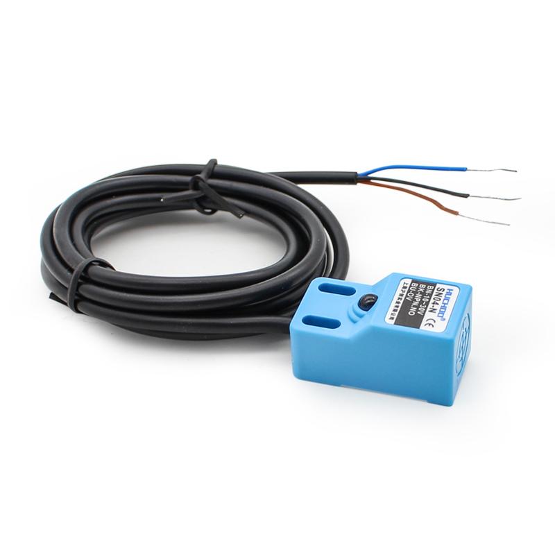 Бесконтактный переключатель металлический предел SN04 датчик квадратный водонепроницаемый NPN PNP NO NC DC три провода 10-30 В AC два провода 90-250 В