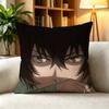 OOsamu Dazai Bungo Stray Dogs Anime  Pillow Case Square DoubleSided Sofa Cushion Cover Bedroom Bedside Pillow