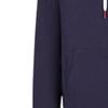 Emporio Armani Толстовка с капюшоном на молнии, рукав реглан, с логотипом-нашивкой, на шнурке, мужская, темно-синяя, 111835-3R573-48336
