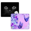 Multicolour Black Cat Gaming Mouse Pad 9.45 X 7.87 X 0.12 Inches Rubber Base Mouse Pad  Office
