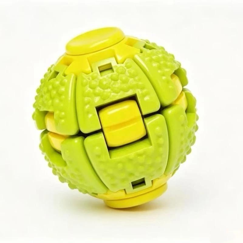 3D Printed Rotating Fidget Ball Durian Shaped Antistress Decompression Toy Novelty Desk Ornament for Adults Office Workers