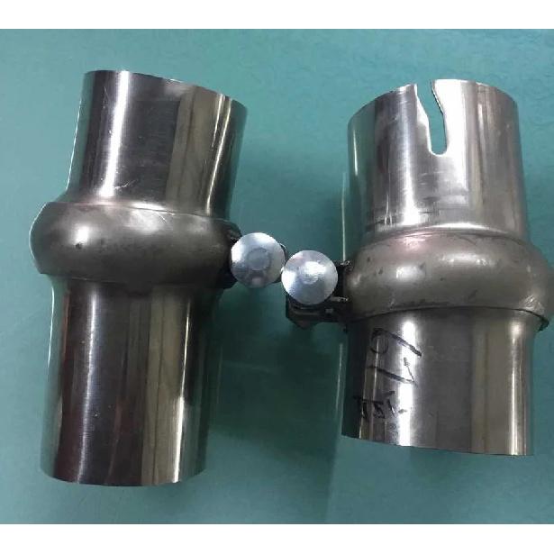 Car Accessories SWIVEL EXHAUST CLAMP SS Joint Universal Muffler Adjustment Adapter Pipe