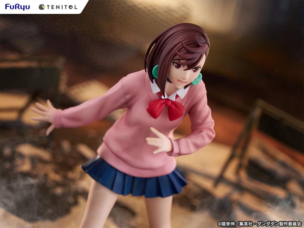 Furyu Dandadan TENITOL Момо, примерно 185 мм в высоту, без масштаба, предварительно окрашенная фигурка из ATBC-ПВХ (AMU-TNL0117)