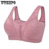 Underwear Front Buckle No Steel Ring Bra Vest Thin Large Size Bra Front Buckle Nursing Underwear Fabric Is Soft Light and Breathable
