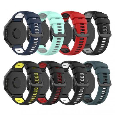 Силиконовый ремешок для Garmin Forerunner 220/230/235/620/630 Ремешок Approach S20 S5 S6 Двухцветный силиконовый ремешок