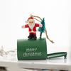 Christmas Pendant Creative Wrought Iron Mailbox Hanging Ornament Festive Christmas Tree Pendant for Home Decoration