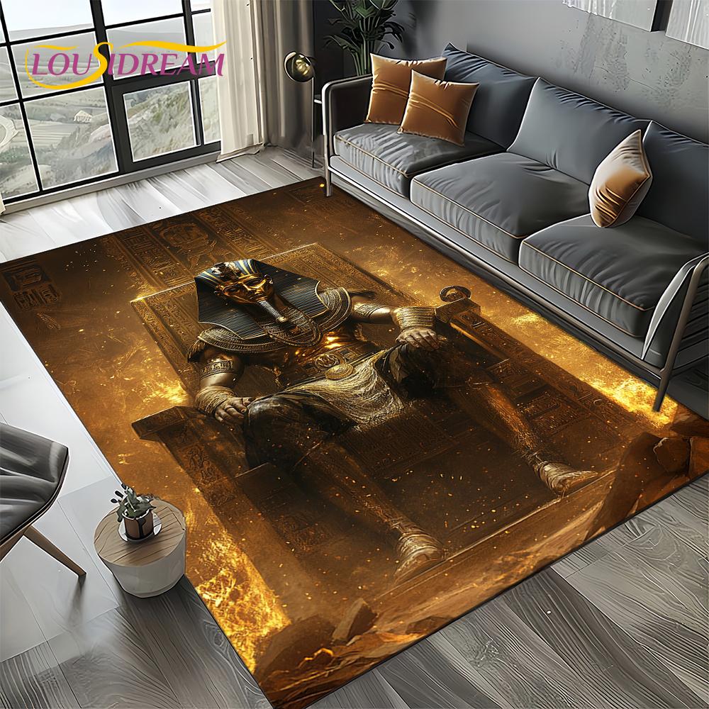 Древний Египет Смерть Анубис Фараон Гор Мифология Ковер Коврик для Гостиной Спальни Дома Дивана, Ковер Нескользящий Коврик для Пола