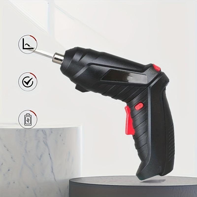 1Pc Rechargeable Electric Screwdriver Set with LED Light, Cordless, Mini, Portable Power tool,USB Charging, Flexible Shaft Various Drills, Repair Kit