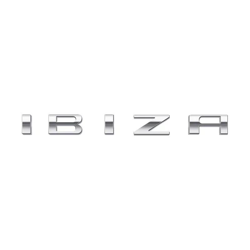 ussh2 1pcs 3D IBIZA Leon logo Letter Emblem Metal Car Badge Decoration Rear Trunk Sticker Accessories For Seat FR Altea vz Decoration
