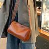 This Small Handbag, A Women's Leather Pillow Bag, Is Fashionable, Retro and Versatile. It's A Summer Single-shoulder Crossbody Bag