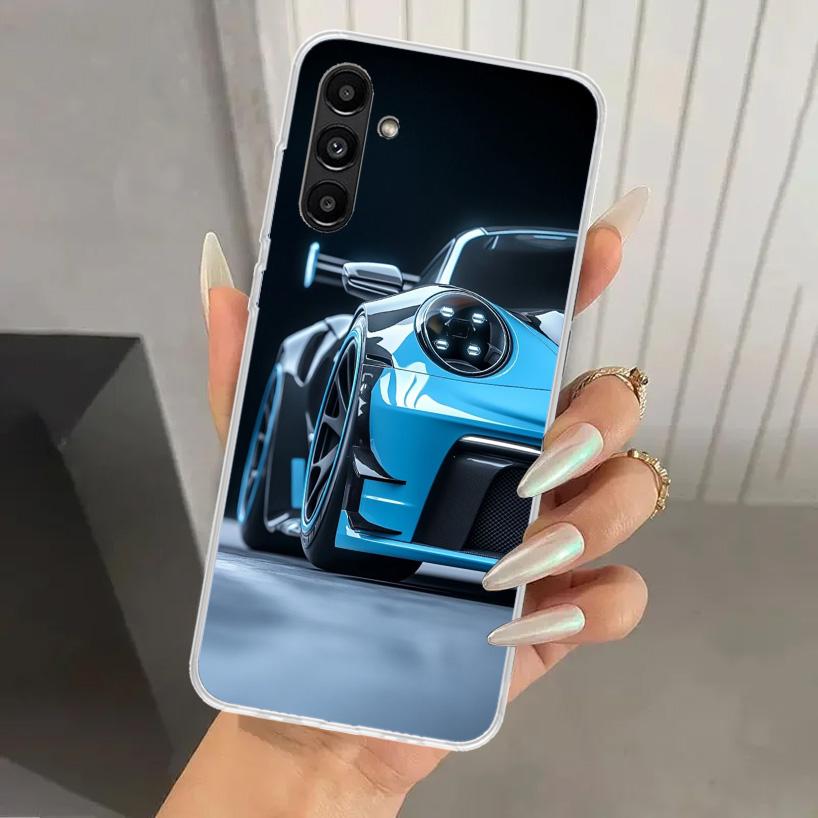 Чехол для телефона Спортивный автомобиль 911 для Samsung Galaxy A17 A16 A37 A26 A36 A57 A56 A15 A25 A35 A55 A14 A24 A34 A54 A13 A23 A33 A53 Galaxy