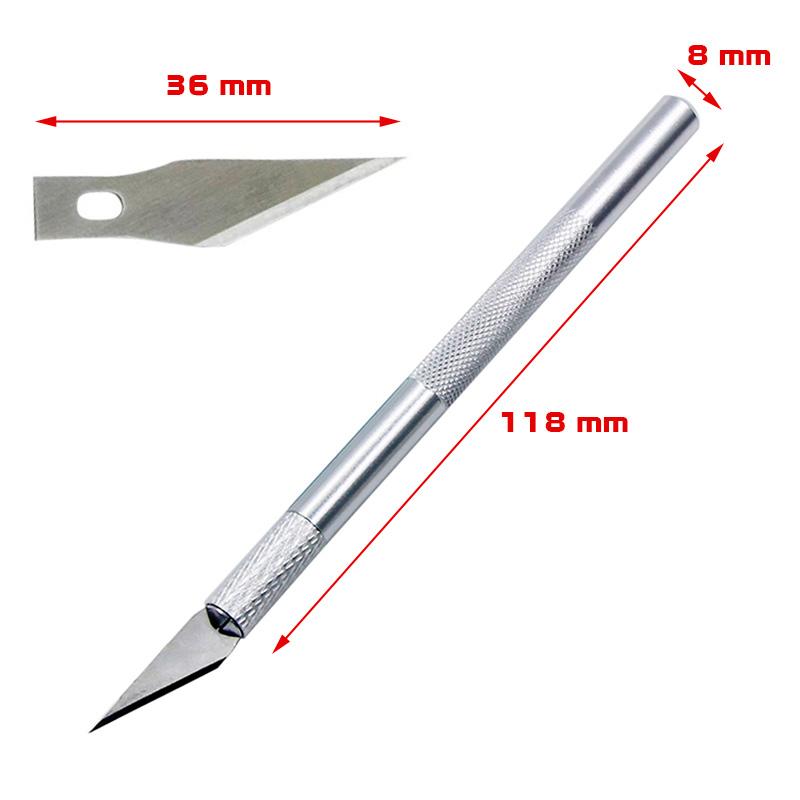 Скальпель TE-10 + 5 сменных лезвий