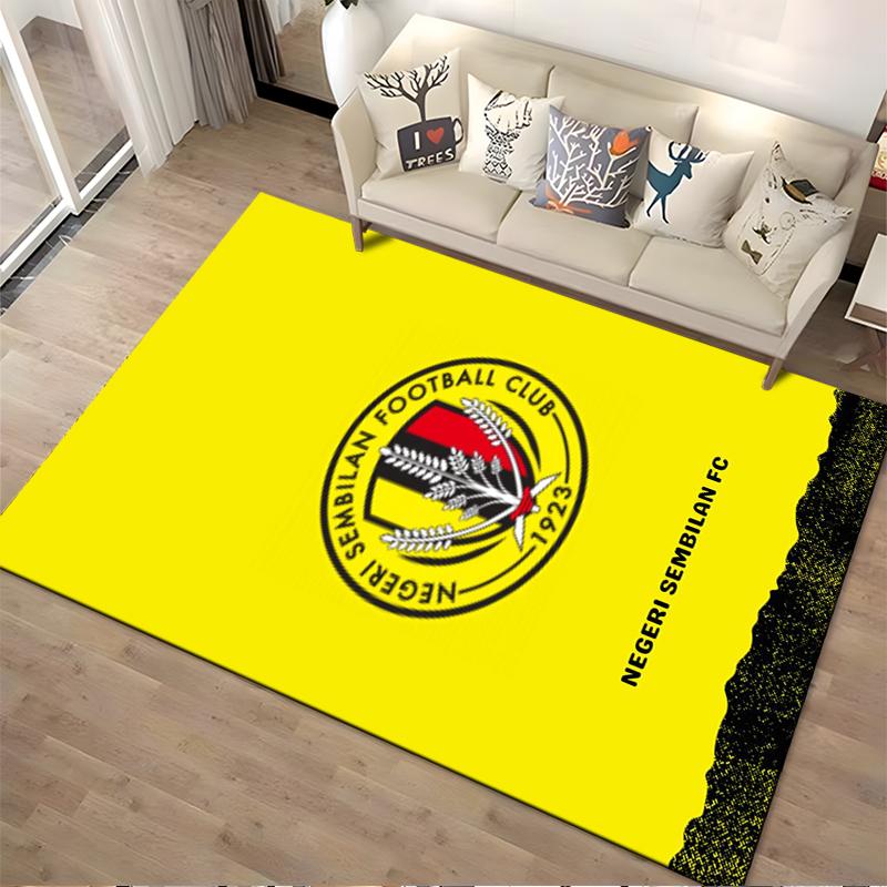 Negeri Sembilan FC Emblem Rug Non-slip rug suitable for living room and bedroom sofas