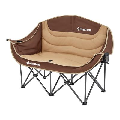 KingCamp Outdoor Camping Load Capacity Sofa Couple For Two Storage Bag Sports Indoor Chair, Double-Seat Chair, Foldable, 300kg, Chair, Chair, People,