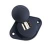 3.1A 12-24V Сдвижная крышка Автомобильный автобус Лодка Двойной USB-порт Зарядное устройство Розетка