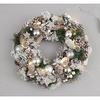Toyosekisou Christmas Christmas LED Snow 41201 Decoration, Wreath, White,
