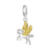 S925 Silver Animal Theme Bracelet Bead Charms Elephant Rabbit Leopard Lion Pendant Beads DIY Jewelry Making Accessories