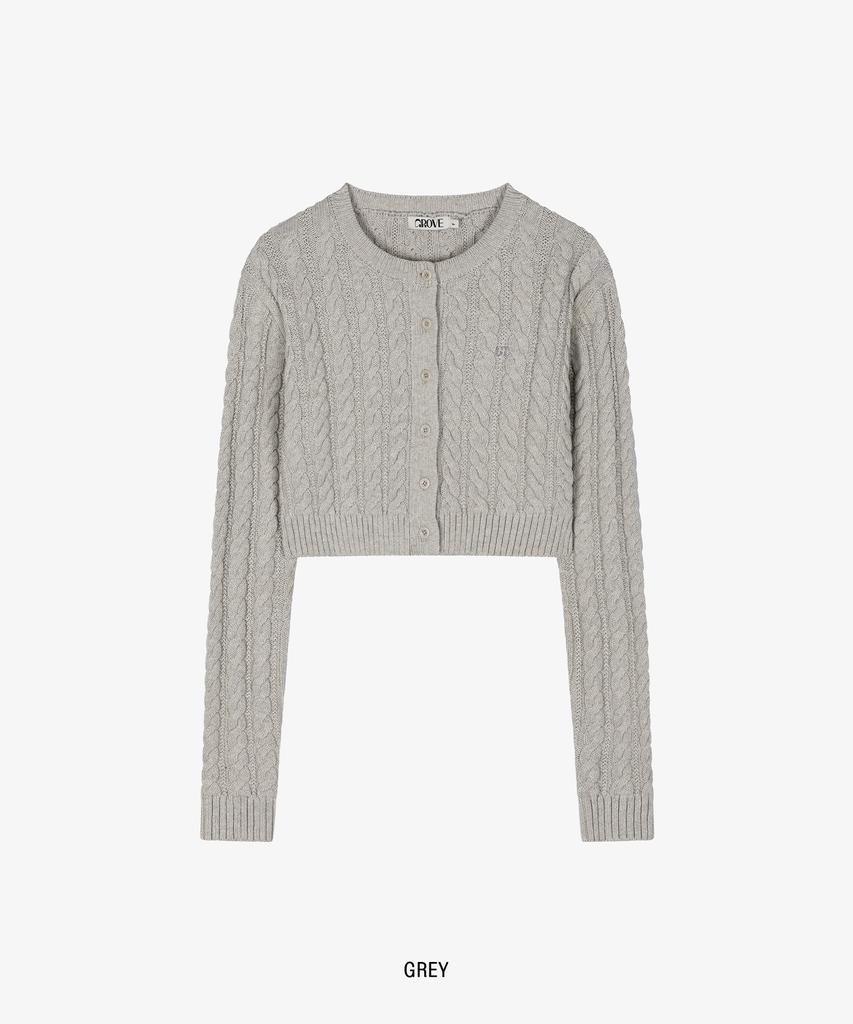 GROVE Grato Cable Cardigan [4Colors]