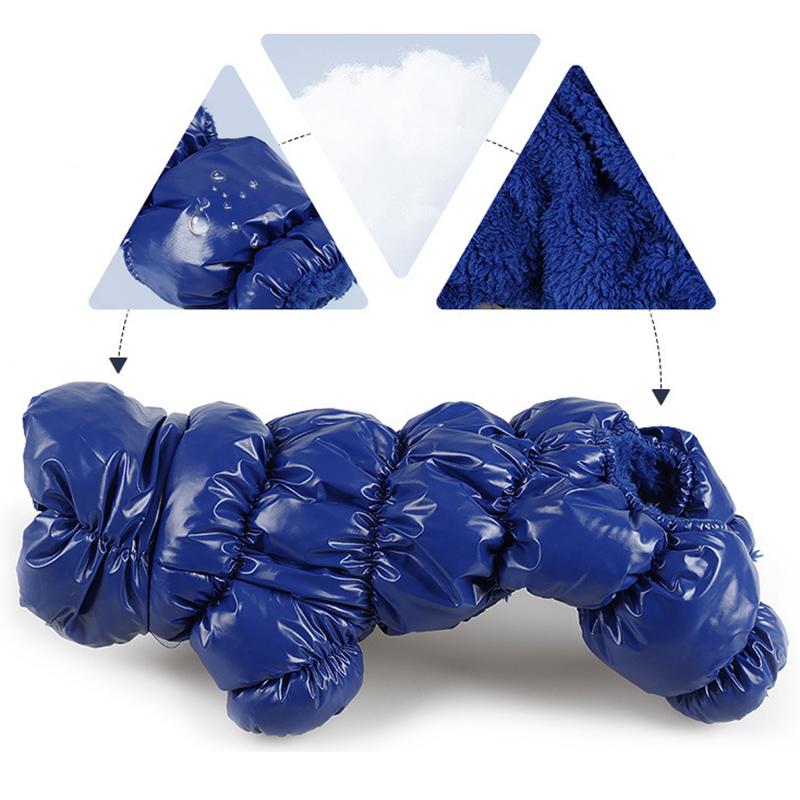 Зимняя теплая одежда для собак для маленьких собак, непромокаемый утолщенный комбинезон для собак, пуховик для собак, одежда для чихуахуа йорков