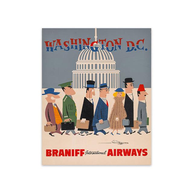 Винтажный армейский пропагандистский плакат и принты, американский Вашингтон, художественная живопись на холсте, настенные художественные фотографии, Cuardos для декора гостиной