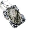 Lodolite Quartz Gemstone Handmade 925 Sterling Silver Jewelry Pendant 2.13" B0W62