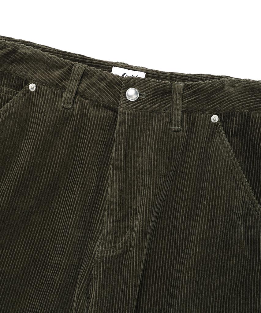CAVISH Corduroy Washed Cargo Pants Olive(Cv2Efupa10A)