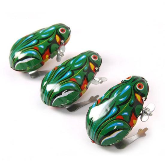 1/4 шт. заводная игрушка в виде животного ностальгическая винтажная детская взрослая заводная пружина металлическая прыгающая лягушка петух крыса кролик игрушка сувениры для вечеринки