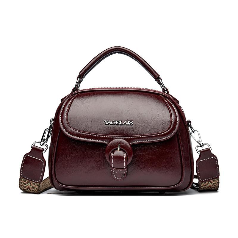 Модная маленькая женская сумка через плечо, однотонная, повседневная сумка для мобильного телефона