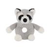 Apricot Lamb Raccoon Rattle Soft Baby Stuffed Animal Rattle Toy for Boys and Girls, Lovely for Newborns, 0-3 Months, 0-6 Months+, 12cm