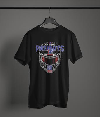 Графическая футболка с фан-артом New England Patriots • 100% хлопок Унисекс Футболка НФЛ