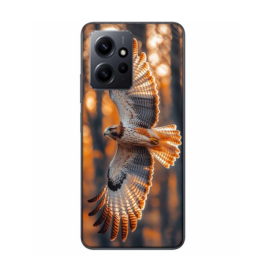 Soaring Eagle Hunting Phone Case For Redmi Note 14 15 Pro 5G 13 12 Pro Plus 11 11T 11E 11S 10 Pro 10S 9 9S Cover Cell Clear TPU