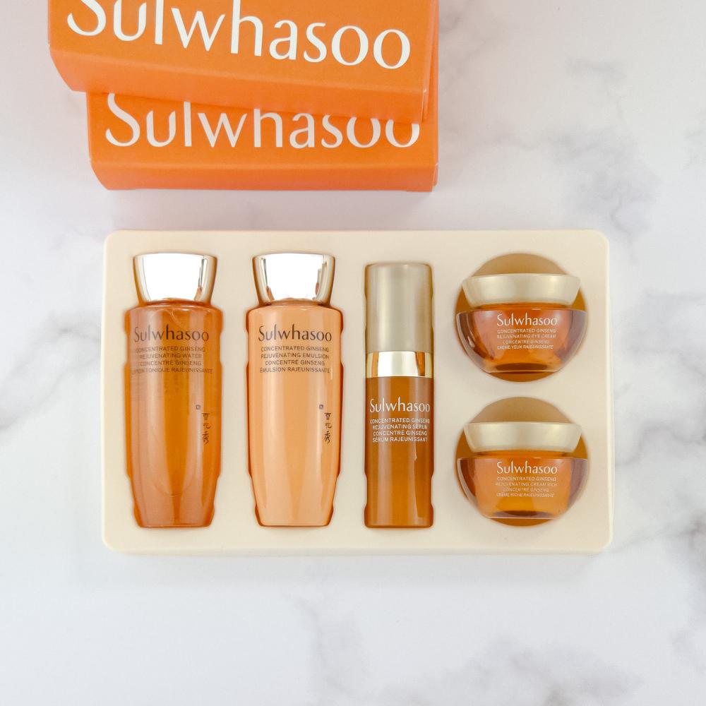 Sulwhasoo Концентрированный набор для борьбы со старением на основе женьшеня (5 штук)